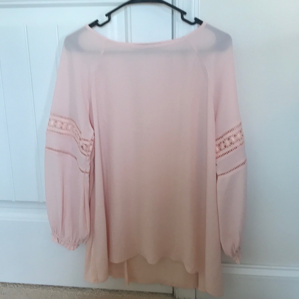 Pink blouse from the loft